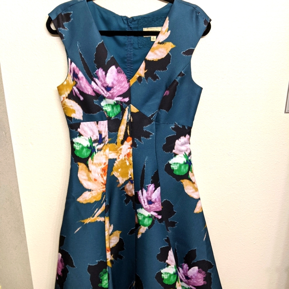 Anthropologie Floral Dress, Size 6